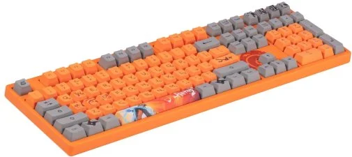 Фото: Клавіатура Akko 3108 Naruto 108Key CS Pink V2 ENG/UKR Orange (6925758683456) № 9 | KTC