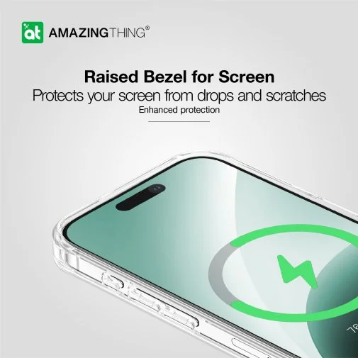 Фото: Чохол AMAZINGthing for iPhone 15 Pro - Minimal Case MagSafe Clear (IP156.1PMMINCL) № 19 | KTC