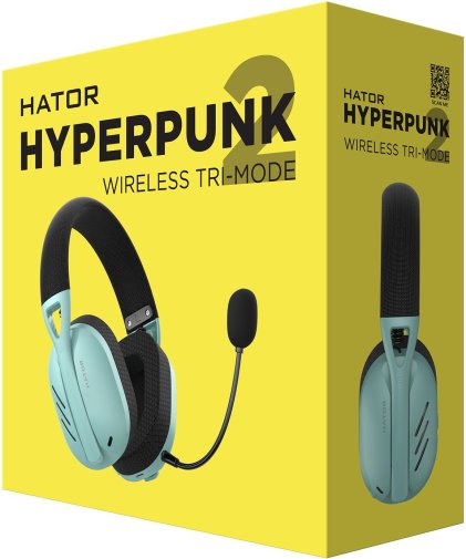  Гарнітура Hator Hyperpunk 2 Wireless Tri-mode Mint (HTA-858)