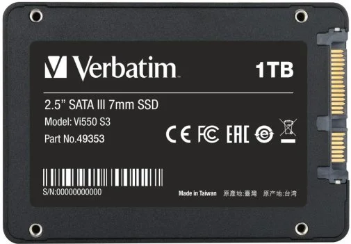 Фото: SSD-накопичувач Verbatim Vi550 S3 SATA III 1TB (49353) № 5 | KTC