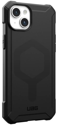 Чохол UAG for Apple iPhone 15 Plus - Essential Armor Magsafe Black (114307114040)
