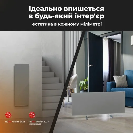 Фото: Конвектор AENO Premium Eco Smart GH5S LED Grey (AGH0005S) № 23 | KTC