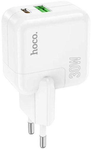 Зарядний пристрій Hoco C111A Lucky 30W White (6931474790866)
