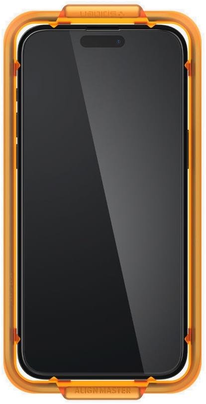 Захисне скло Spigen for Apple iPhone 15 Pro Max - Glas.tR AlignMaster FC Black 2 Pack (AGL06875)