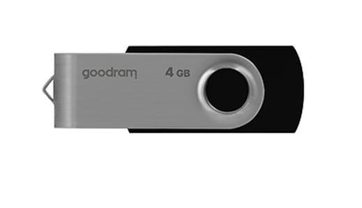 Флешка USB GOODRAM Twister USB 2.0 4GB Black/Silver (UTS2-0040K0R11)