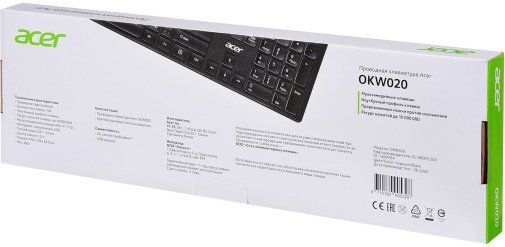 Клавіатура Acer OKW020 Black (ZL.KBDEE.013)