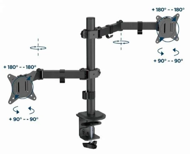 Фото: Кронштейн Gembird MA-D2-03 Black № 9 | KTC