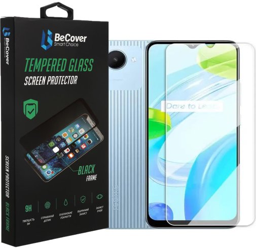 Захисне скло BeCover for Realme C30/C30s/C33 - Crystal Clear Glass (708567)