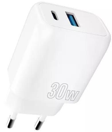 Зарядний пристрій Proove Silicone Power Plus 30W Duo White (WCSP3011002)
