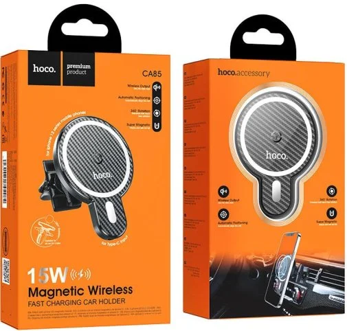 Фото: Кріплення для мобільного телефону Hoco CA85 Ultra-fast Black (6931474745484) № 9 | KTC