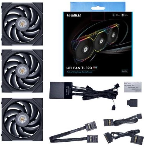 Кулер Lian-Li Uni Fan TL 120 3pcs Black (G99.12TL3B.00)