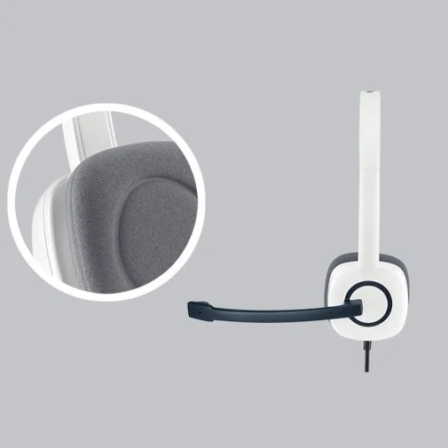 Фото: Гарнітура Logitech H150 White (981-000350) № 16 | KTC