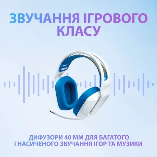 Фото: Гарнітура Logitech G335 White (981-001018) № 20 | KTC