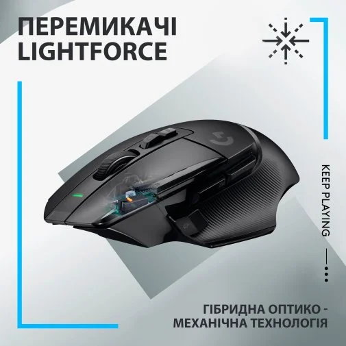 Фото: Миша Logitech G502 X LightSpeed Wireless Black/Core (910-006180) № 19 | KTC