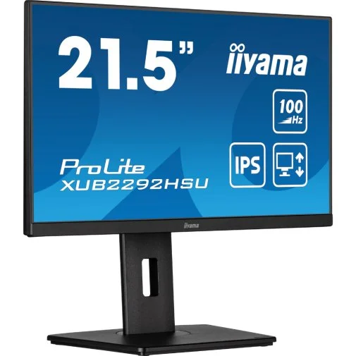 Фото: Монітор iiyama XUB2292HSU-B6 Black - 21.5" IPS / 1920×1080 / 100 Гц / AMD FreeSync / Pivot / HAS № 7 | KTC