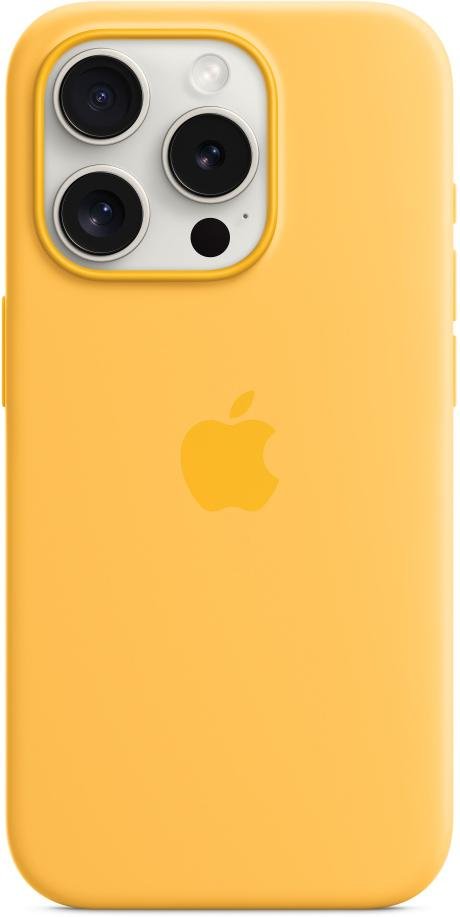 Чохол Apple for iPhone 15 Pro - Silicone Case with MagSafe Sunshine (MWNK3)