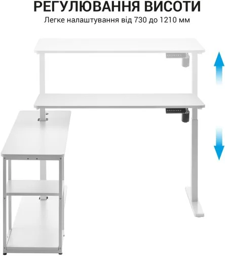 Фото: Стіл комп’ютерний OfficePro ODE119W № 22 | KTC