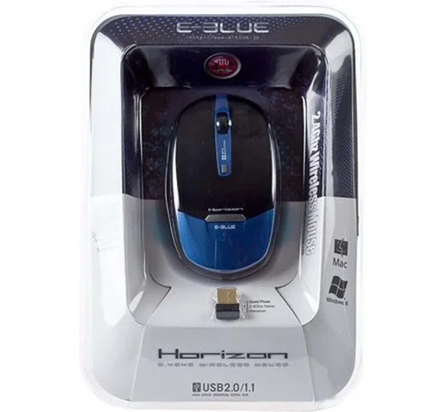 Фото: Мишка E-Blue Horizon EMS136BL синя № 4 | KTC