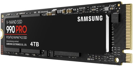 SSD-накопичувач Samsung 990 Pro 2280 PCIe 4.0 x4 NVMe 2.0 (MZ-V9P4T0BW)
