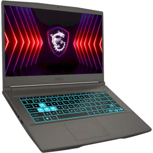 Фото: Ноутбук MSI Thin 15 B12UCX-1838XUA Black (THIN_15_B12UCX-1838XUA) - 15.6" IPS 144 Гц / Intel Core i5 / i5-12450H / DDR4 16 ГБ / PCI-E SSD 512 ГБ / GeForce RTX 2050 № 14 | KTC