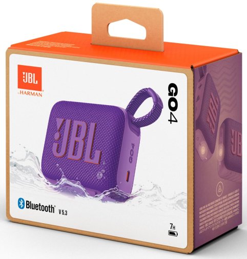 Портативна колонка JBL Go 4 Purple (JBLGO4PUR)