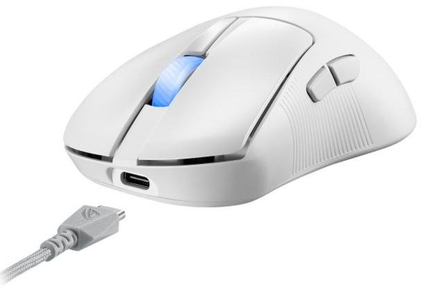 Миша ASUS ROG Keris II Ace Wireless White (90MP03N0-BMUA10)