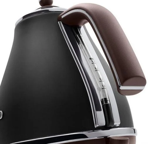 Фото: Електрочайник DeLonghi KBOV 2001.BK Icona Vintage № 8 | KTC