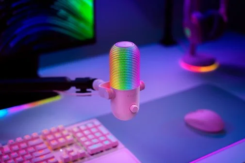 Фото: Мікрофон Razer Seiren V3 Chroma Quartz (RZ19-05060300-R3M1) № 9 | KTC