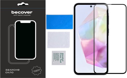 Захисне скло BeCover for Samsung A35 5G SM-A356 - Black (711071)