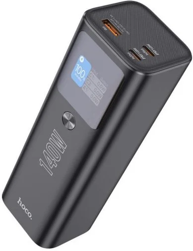 Фото: Батарея універсальна Hoco Q17 Electric PD140W 25000mAh Black (Q17 Black) № 7 | KTC