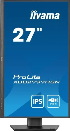Фото: Монітор iiyama XUB2797HSN-B1 Black - 27" IPS / 1920×1080 / 100 Гц / Pivot / HAS № 17 | KTC