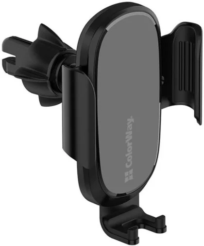 Фото: Кріплення для мобільного телефону ColorWay Air Vent Car Wireless Charger 15W Black (CW-CHAW038Q-BK) № 13 | KTC