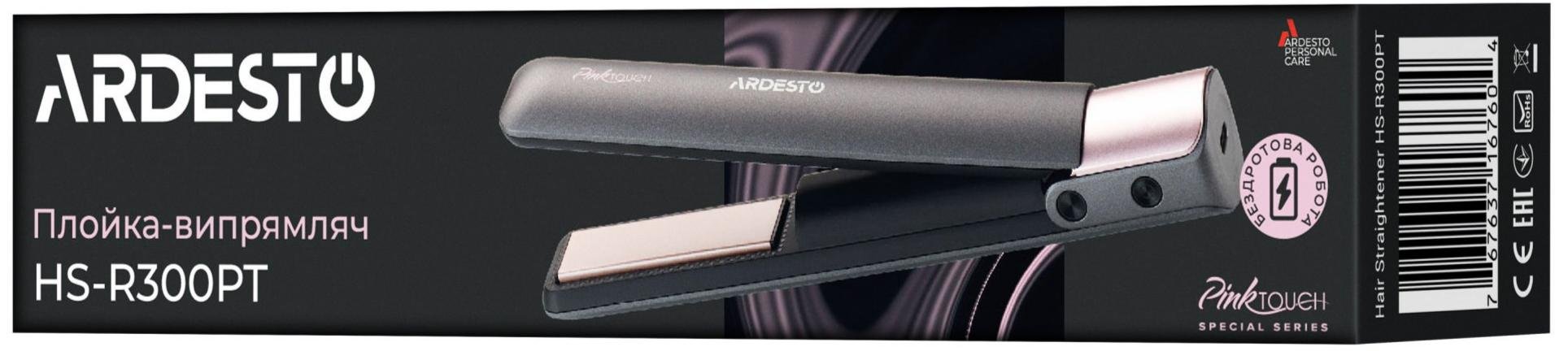 Випрямляч волосся Ardesto Pink Touch (HS-R300PT)