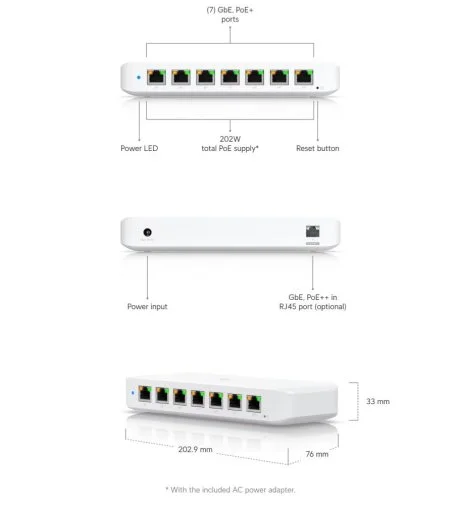 Фото: Комутатор Ubiquiti Ultra 210W (USW-ULTRA-210W) № 6 | KTC