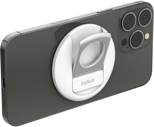 Тримач Popsocket Belkin Stage iPhone Mount with MagSafe for Mac Notebooks White