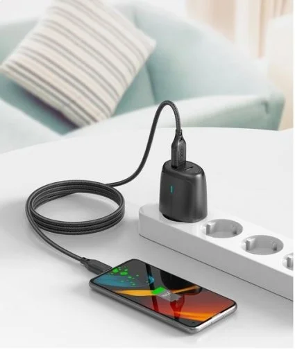 Фото: Кабель XO NB235 Zebra Series Braided AM / MicroUSB 1m Black (NB235_M_Black) № 5 | KTC