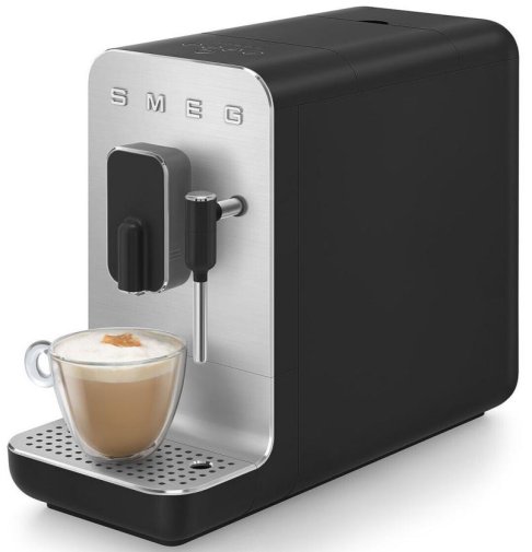 Кавомашина Smeg Coffee Machine With Steam Wand Black (BCC12BLMEU)