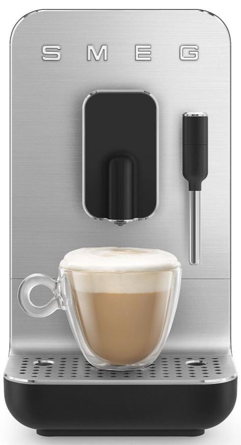 Кавомашина Smeg Coffee Machine With Steam Wand Black (BCC12BLMEU)