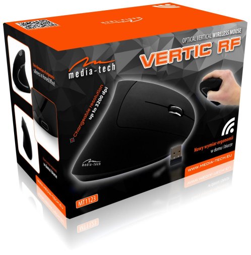 Миша Media-Tech Vertic Wireless Black (MT1123V2.0)