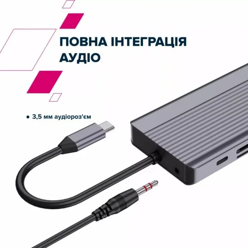 Фото: USB-хаб Canyon DS-16 13in1 Grey (CNS-TDS16) № 13 | KTC