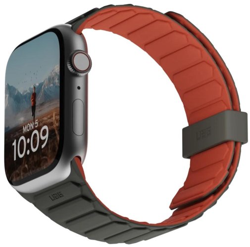 Ремінець UAG for Apple Watch Ultra 2/Ultra 49/45/44/42mm - Pathfinder Olive/Rust (194161117291)