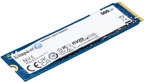 SSD: 500 Gb (M.2) Kingston NV3 2280 PCIe 4.0 x4 NVMe (R/W: 5000/3000 Mb/s)