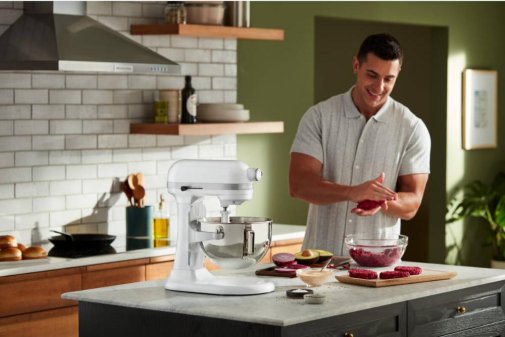 Планетарний міксер KitchenAid Heavy Duty 5.2L - 5KSM55SXX White (5KSM55SXXEWH)