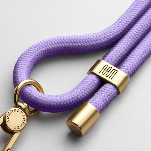 Rope Gold Lavander with Dark holder