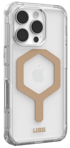 Чохол UAG for Apple iPhone 16 Pro - Plyo Magsafe Ice/Gold (114480114381)