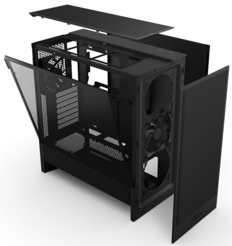 Корпус NZXT H5 Flow Compact Black with window (CC-H52FB-01)