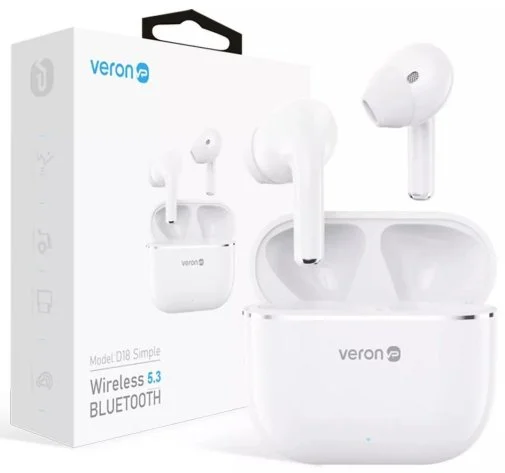 Фото: Навушники Veron D18 Simple White № 6 | KTC