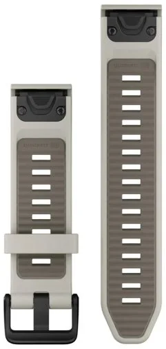 Фото: Ремінець Garmin for Fenix 8 QuickFit - 20mm Watch Bands Fog Gray/Dark Sandstone Silicone (010-13391-06) № 5 | KTC