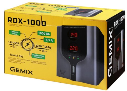  Стабілізатор Gemix RDX-1000