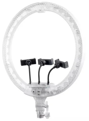 Фото: Світлодіодне селфі-кільце PRC RD-45 RGB LED 45 cm № 11 | KTC